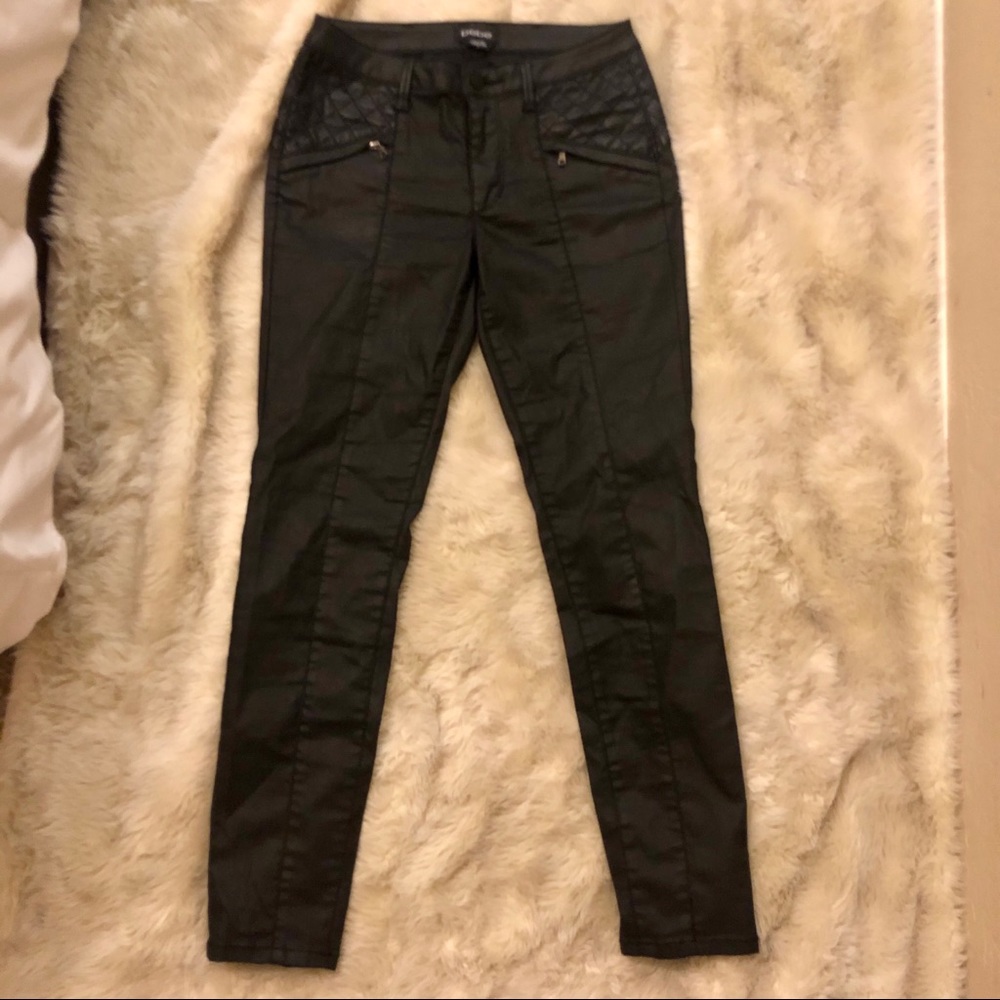 NWOT BEBE faux leather legging pants